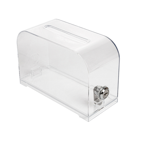 Image BOÎTE À CLÉS À SERRURE  18x8x12 CM TRANSPARENT PS (1 UNITÉ) #1