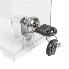 Image BOÎTE À CLÉS À SERRURE  18x8x12 CM TRANSPARENT PS (1 UNITÉ) #4