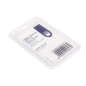 PORTE BADGE VERTICAL 5,4X8,5 CM TRANSPARENT PP (1 UNITÉ) Image PORTE BADGE VERTICAL 5,4X8,5 CM TRANSPARENT PP (1 UNITÉ) #2