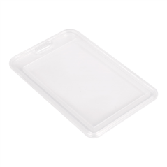 Image PORTE BADGE VERTICAL  5,4X8,5 CM TRANSPARENT PP (1 UNITÉ) #4
