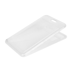 Image PORTE BADGE VERTICAL  5,4X8,5 CM TRANSPARENT PP (1 UNITÉ) #5
