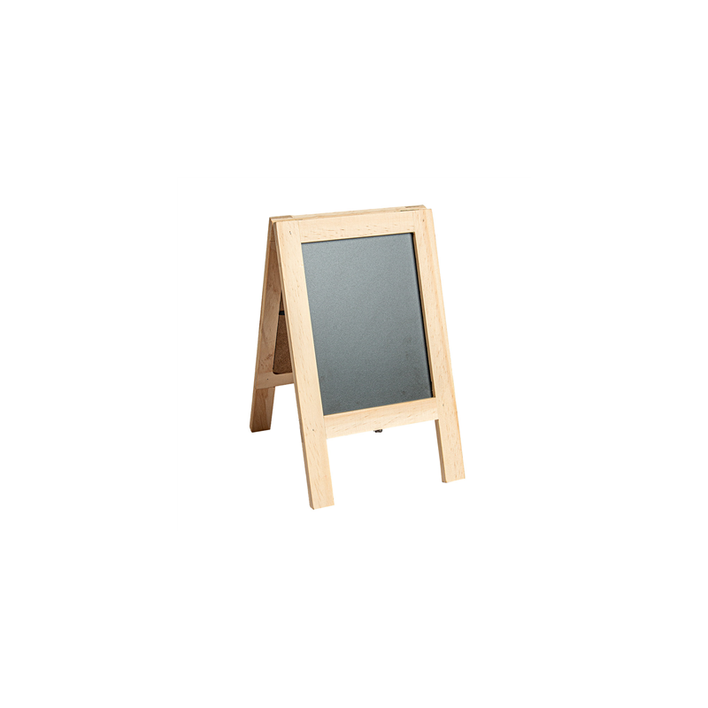 TABLEAU DOUBLE CÔTÉ  25x15x2 CM NATUREL BOIS (1 UNITÉ)