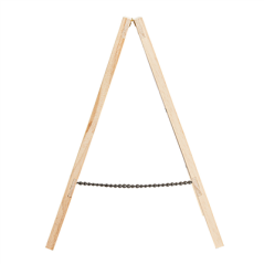 Image TABLEAU DOUBLE CÔTÉ  25x15x2 CM NATUREL BOIS (1 UNITÉ) #3