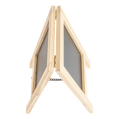 Image TABLEAU DOUBLE CÔTÉ  25x15x2 CM NATUREL BOIS (1 UNITÉ) #4