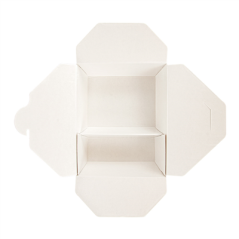 Image BOÎTES AMÉRICAINES 2 COMPART. 'THEPACK' 900+450ML 220 + 12PP G/M2 15,2x12,1x6,5CM NATUREL CARTON ONDULÉ NANO-MICRO (300 UN