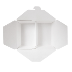 Image BOÎTES AMÉRICAINES 2 COMPART. 'THEPACK' 990 + 990 ML 240 + 12PP G/M2 19,6x14x6,2 CM NATUREL CARTON ONDULÉ NANO-MICRO (200 