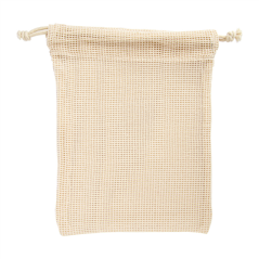 Image SACS FILET RÉUTILISABLES 17x23 CM BEIGE COTON (25 UNITÉ) #1