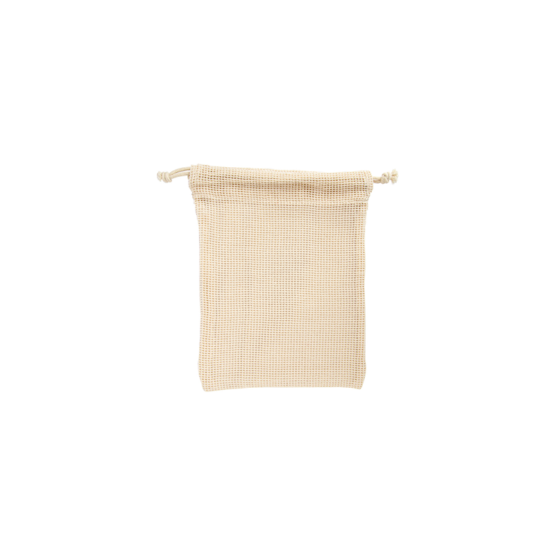 SACS FILET RÉUTILISABLES 17x23 CM BEIGE COTON (25 UNITÉ) SACS FILET RÉUTILISABLES 17x23 CM BEIGE COTON (25 UNITÉ)