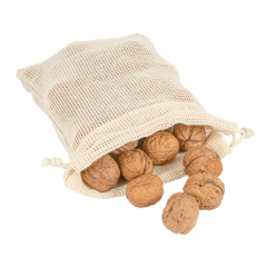 Image SACS FILET RÉUTILISABLES  17x23 CM BEIGE COTON (25 UNITÉ) #3