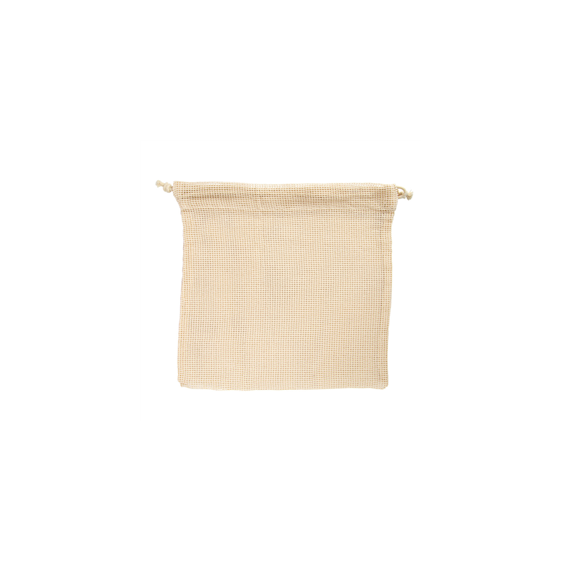 SACS FILET RÉUTILISABLES 26x26 CM BEIGE COTON (25 UNITÉ) SACS FILET RÉUTILISABLES 26x26 CM BEIGE COTON (25 UNITÉ)