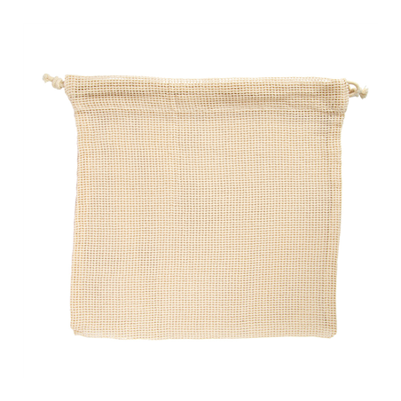 Image SACS FILET RÉUTILISABLES  26x26 CM BEIGE COTON (25 UNITÉ) #1