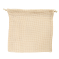 SACS FILET RÉUTILISABLES 26x26 CM BEIGE COTON (25 UNITÉ) Image SACS FILET RÉUTILISABLES 26x26 CM BEIGE COTON (25 UNITÉ) #1
