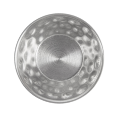 Image RAMEQUINS MARTELÉ 'ARTINOX' 45 ML Ø 6,4x2,5 CM ARGENTE INOX (12 UNITÉ) #3