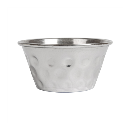 RAMEQUINS MARTELÉ 'ARTINOX' 60 ML Ø 6,2x3,3 CM ARGENTE INOX (12 UNITÉ)