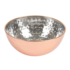 Image BOL MARTELÉ 'ARTINOX' 500 ML Ø 13x6 CM CUIVRE INOX (1 UNITÉ) #1