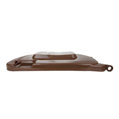 COUVERCLE POUR CONTENEUR 240L 71x56x7,4 CM MARRON HDPE (1 UNITÉ)