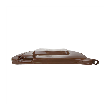 COUVERCLE POUR CONTENEUR 240L  71x56x7,4 CM MARRON HDPE (1 UNITÉ)