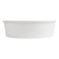 Image POTS SALADIERS 950 ML 255 + 18 PE G/M2 Ø 18,7/16,5x5,4 CM BLANC CARTON (300 UNITÉ) #2