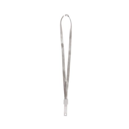 CORDON PORTE BADGE  1,2 x 45 CM GRIS POLYESTER (1 UNITÉ)