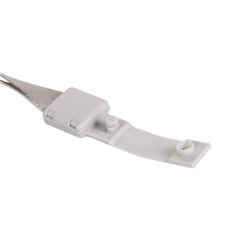 Image CORDON PORTE BADGE  1,2 x 45 CM GRIS POLYESTER (1 UNITÉ) #3