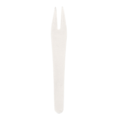 Image PIQUES FRITES 'PAPER PICK' 590 G/M2 8,5 CM BLANC CARTON (450 UNITÉ) #1
