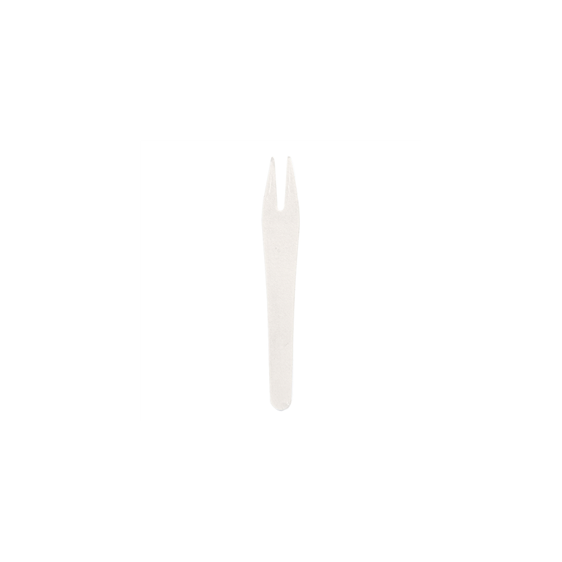 PIQUES FRITES 'PAPER PICK' 590 G/M2 8,5 CM BLANC CARTON (450 UNITÉ)