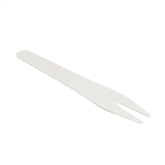 Image PIQUES FRITES 'PAPER PICK' 590 G/M2 8,5 CM BLANC CARTON (450 UNITÉ) #3
