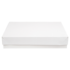 Image PLATEAUX + COUVERCLE 'THEPACK' 230 G/M2 23x17x4,5 CM BLANC CARTON ONDULÉ NANO-MICRO (200 UNITÉ) #3