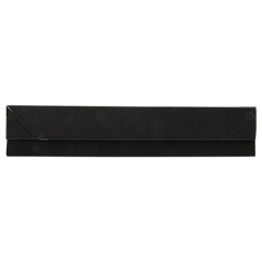 PLATEAUX + COUVERCLE 'THEPACK' 230 G/M2 23x17x4,5 CM NOIR CARTON ONDULÉ NANO-MICRO (200 UNITÉ)