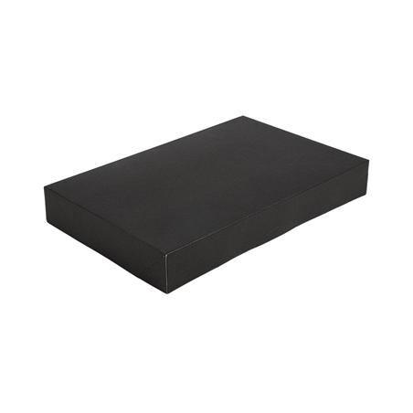 Image BOÎTES CATERING, PLATE 'THEPACK' 310 G/M2 28x42x6 CM NOIR CARTON ONDULÉ NANO-MICRO (100 UNITÉ) #1