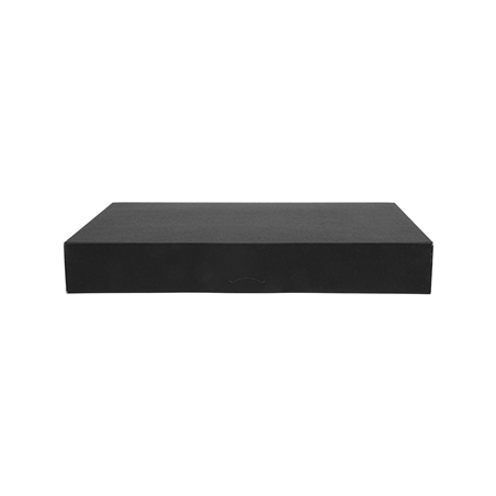 BOÎTES CATERING, PLATE 'THEPACK' 310 G/M2 28x42x6 CM NOIR CARTON ONDULÉ NANO-MICRO (100 UNITÉ)