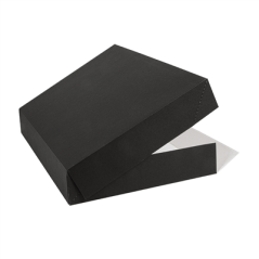 Image BOÎTES CATERING, PLATE 'THEPACK' 310 G/M2 28x42x6 CM NOIR CARTON ONDULÉ NANO-MICRO (100 UNITÉ) #4