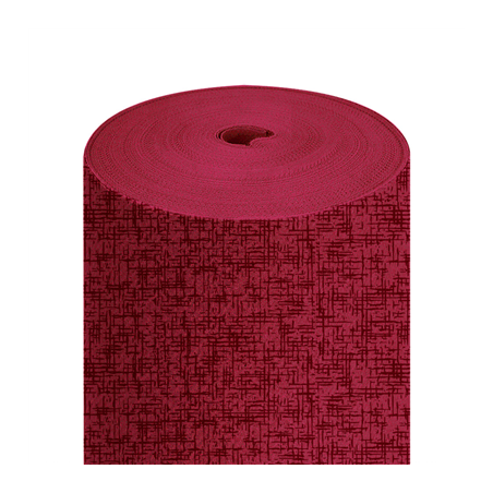 Image "TÊTE-À-TÊTE" PRÉ. 120CM (20 FEU.) 'JAZZ' 55 G/M2 0,40x24 M BORDEAUX AIRLAID (6 UNITÉ) #1