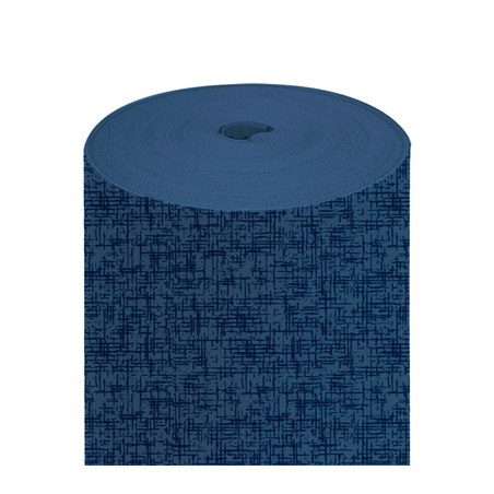 Image "TÊTE-À-TÊTE" PRÉ. 120CM (20 FEU.) 'JAZZ' 55 G/M2 0,40x24 M BLEU MARINE AIRLAID (6 UNITÉ) #1