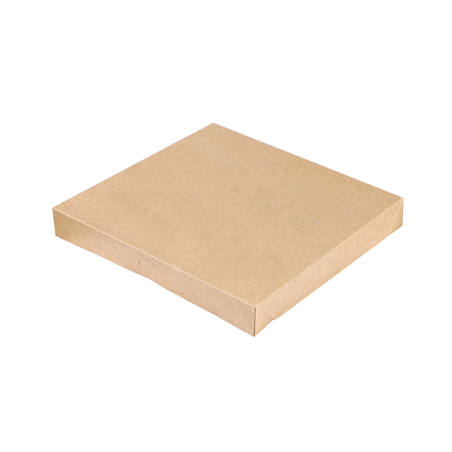 Image COUVERCLES POUR BOÎTES 253.14  300 G/M2 22,9x22,8x3 CM NATUREL KRAFT (100 UNITÉ) #1