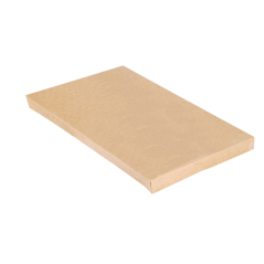 Image COUVERCLES POUR BOÎTES 253.16 300 G/M2 56,4x25,5x3 CM NATUREL KRAFT (50 UNITÉ) #1