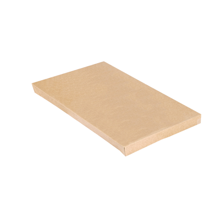 Image COUVERCLES POUR BOÎTES 253.16  300 G/M2 56,4x25,5x3 CM NATUREL KRAFT (50 UNITÉ) #1