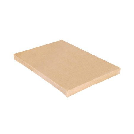 Image COUVERCLES POUR BOÎTES 253.17  300 G/M2 45,5x31,3x3 CM NATUREL KRAFT (50 UNITÉ) #1