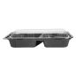 COFFRETS POUR REPAS 3 COMPART. 22,7x14,7x3,5 CM NOIR PP (200 UNITÉ) Image COFFRETS POUR REPAS 3 COMPART. 22,7x14,7x3,5 CM NOIR PP (200 UNITÉ) #2