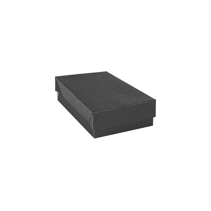 PLATEAUX + COUVERCLE 'THEPACK' 230 G/M2 19,5x11x4,5 CM NOIR CARTON ONDULÉ NANO-MICRO (200 UNITÉ) PLATEAUX + COUVERCLE 'THEPACK' 230 G/M2 19,5x11x4,5 CM NOIR CARTON ONDULÉ NANO-MICRO (200 UNITÉ)