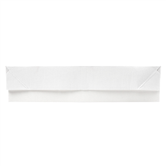 PLATEAUX + COUVERCLE 'THEPACK' 230 G/M2 19,5x11x4,5 CM BLANC CARTON ONDULÉ NANO-MICRO (200 UNITÉ)