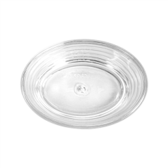 Image GOBELETS OVALES 95 ML 6,6/6,2x4,7x6,5 CM TRANSPARENT POLYCARBONATE (6 UNITÉ) #3