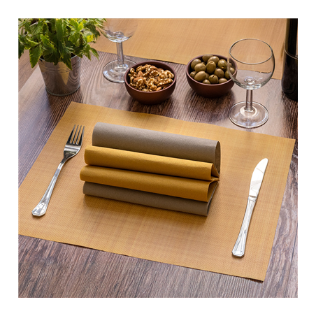 SETS DE TABLE OFFSET 'GINGER' 70 G/M2 30x42 CM QUADRICHROMIE PAPIER (2000 UNITÉ)