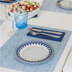 Image SETS DE TABLE 'MIAMI' 48 G/M2 31x43 CM BLEU CELLULOSE (2000 UNITÉ) #3