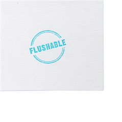 Image SERVIETTES KANGOUROU FLUSHABLES  50 G/M2 40x40 CM BLANC AIRLAID (700 UNITÉ) #3
