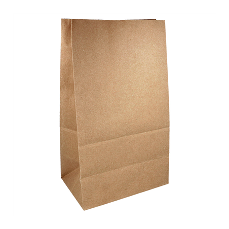 Image SACS SOS SANS ANSES POUR FRUITS  60 G/M2 22+14x37 CM NATUREL KRAFT (500 UNITÉ) #1