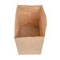 Image SACS SOS SANS ANSES POUR 1/2 POULET  70 G/M2 22+14x21 CM NATUREL PARCH.INGRAISSABLE (500 UNITÉ) #2