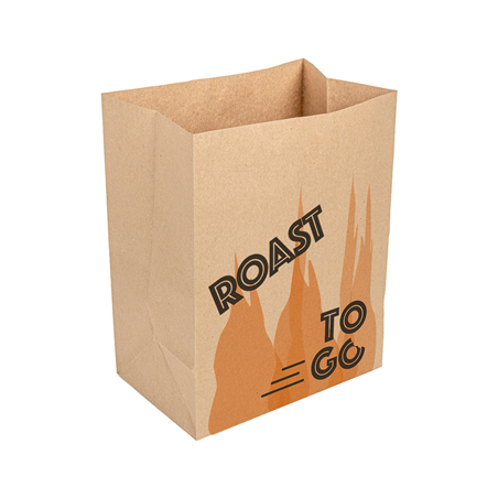 Image SACS SOS SANS ANSES POUR 1 POULET  70 G/M2 22+14x30 CM NATUREL PARCH.INGRAISSABLE (500 UNITÉ) #1