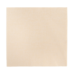 Image SERVIETTES P. 1/4 'JAZZ' 55 G/M2 40x40 CM IVOIRE AIRLAID (700 UNITÉ) #1