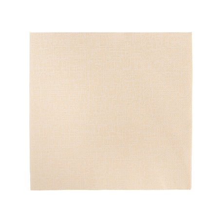 Image SERVIETTES P. 1/4 'JAZZ' 55 G/M2 40x40 CM IVOIRE AIRLAID (700 UNITÉ) #1